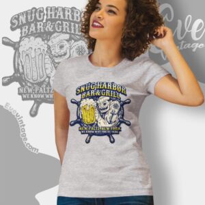 Snug Harbor Bar And Grill Shirt Ny Dive Bar Women T shirt