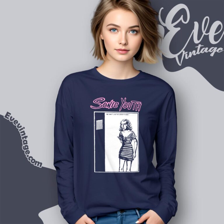 Sonic Youth We Dont Like The Grub In Here Shirt Long Sleeve Sonic Youth We Dont Like The Grub In Here Shirt Long Sleeve