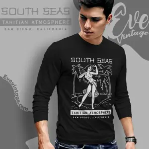 South Seas Shirt San Diego Tiki Bar Long Sleeve Tee