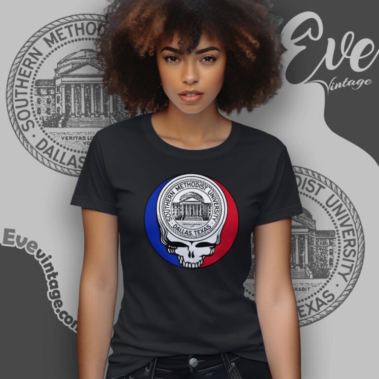 Southern Methodist University Steal Your Face Grateful Dead Shirt Women T Shirt Southern Methodist University Steal Your Face Grateful Dead Shirt Women T Shirt