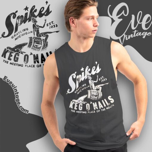 Spike’s Keg O’ Nails Shirt – Grayling Michigan Dive Bar