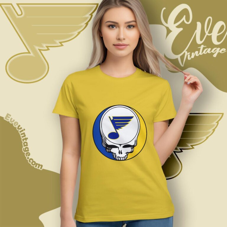 St Louis Blues Steal Your Face Grateful Dead Shirt Women T Shirt St Louis Blues Steal Your Face Grateful Dead Shirt Women T Shirt
