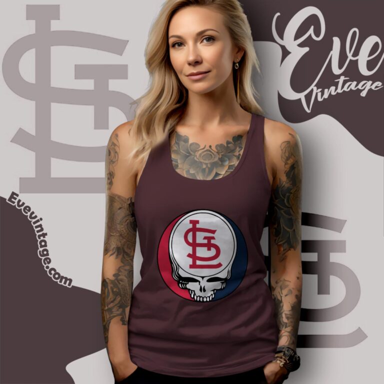 St Louis Cardinals Steal Your Face Grateful Dead Shirt Tank Top Racerback St Louis Cardinals Steal Your Face Grateful Dead Shirt Tank Top Racerback