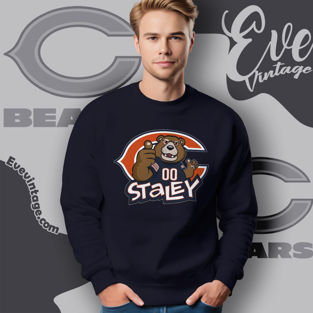 Staley Da Bear Chicago Bears Mascot Shirt Staley Da Bear Chicago Bears Mascot Shirt