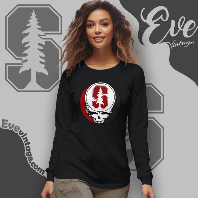 Stanford University Steal Your Face Grateful Dead Shirt Long Sleeve Tee Stanford University Steal Your Face Grateful Dead Shirt Long Sleeve Tee