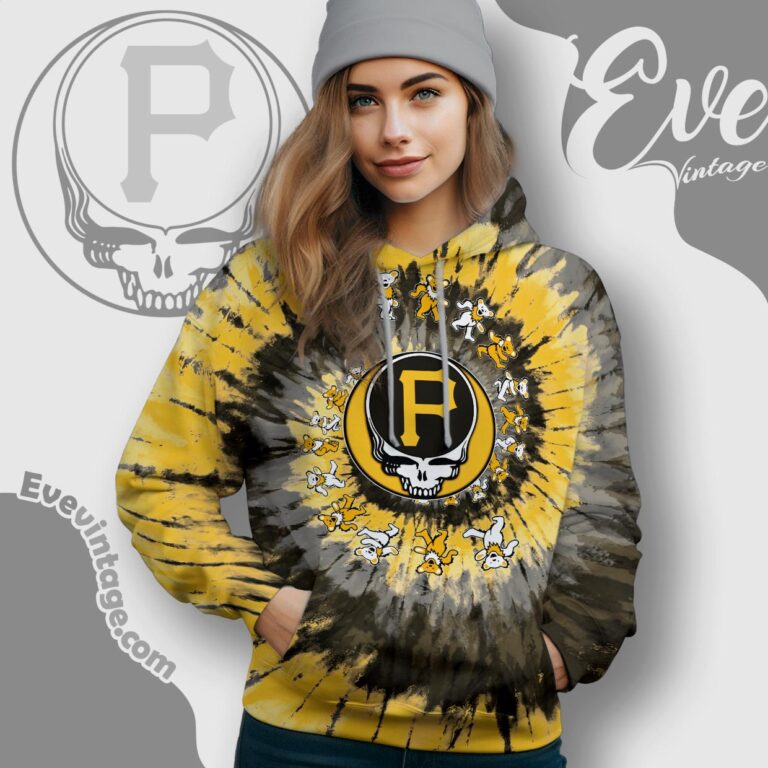 Stealie Pittsburgh Pirates Grateful Dead Tie Dye Shirt Hoodie Stealie Pittsburgh Pirates Grateful Dead Tie Dye Shirt Hoodie