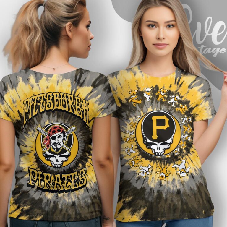 Stealie Pittsburgh Pirates Grateful Dead Tie Dye Shirt Women T shirt Stealie Pittsburgh Pirates Grateful Dead Tie Dye Shirt Women T shirt