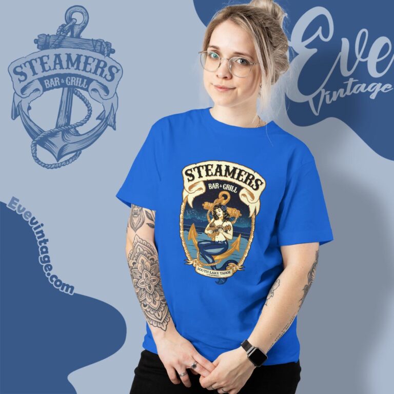 Steamers Bar Grill Shirt – South Lake Tahoe Ca Dive Bar Women T shirt Steamers Bar Grill Shirt – South Lake Tahoe Ca Dive Bar Women T shirt