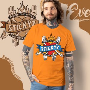 Stickyz Rock N' Roll Chicken Shack Shirt – Little Rock Live Music Joint T shirt
