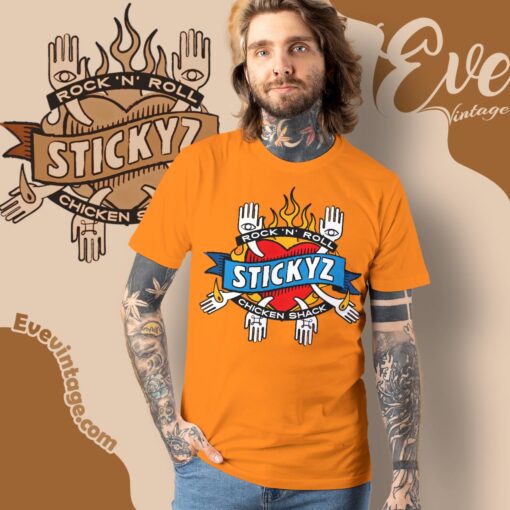 Stickyz Rock N’ Roll Chicken Shack Shirt – Little Rock Live Music Joint