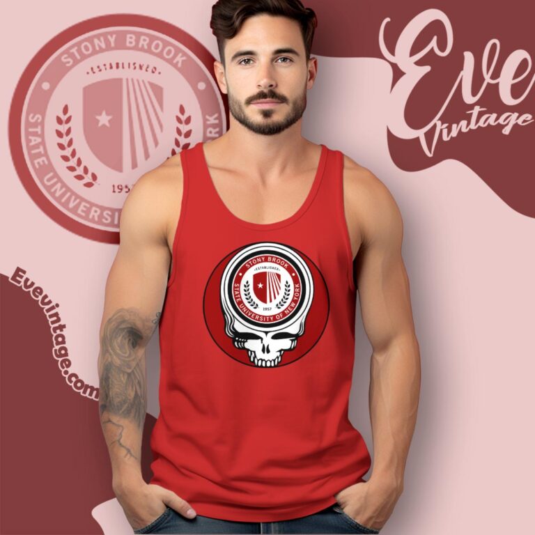 Stony Brook University Steal Your Face Grateful Dead Shirt Tank Top Racerback Stony Brook University Steal Your Face Grateful Dead Shirt Tank Top Racerback