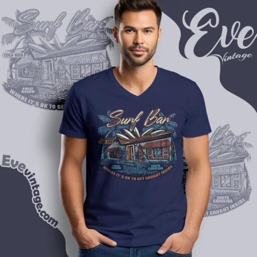 Surf Bar Shirt – Folly Beach SC Dive Bar Tee