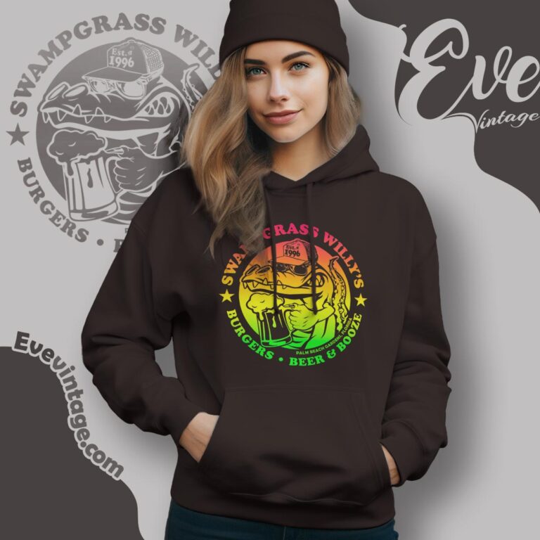 Swampgrass Willy's Bar Shirt Palm Beach Garden Florida Dive Bar Hoodie Swampgrass Willy's Bar Shirt Palm Beach Garden Florida Dive Bar Hoodie