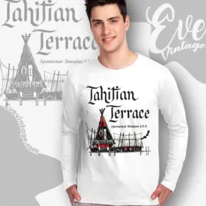 Tahitian Terrace Shirt Anaheim Tiki Bar Long Sleeve Tee