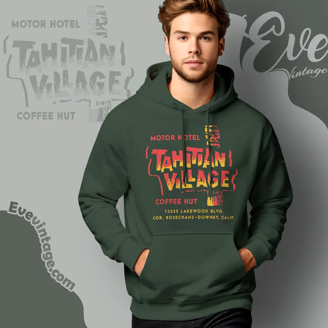 Tahitian Village Shirt Downey Ca Tiki Bar Hoodie Tahitian Village Shirt Downey Ca Tiki Bar Hoodie