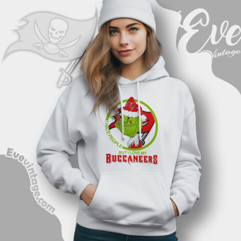 Tampa Bay Buccaneers Christmas Grinch Shirt I Hate People But I Love My Buccaneers Hoodie Tampa Bay Buccaneers Christmas Grinch Shirt I Hate People But I Love My Buccaneers Hoodie