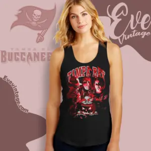 Tampa Bay Buccaneers Horror Halloween Tank Top Racerback