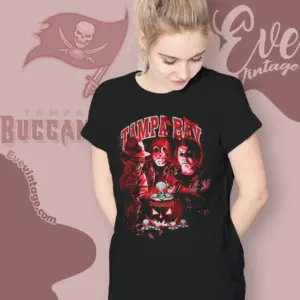 Tampa Bay Buccaneers Horror Halloween Women T shirt