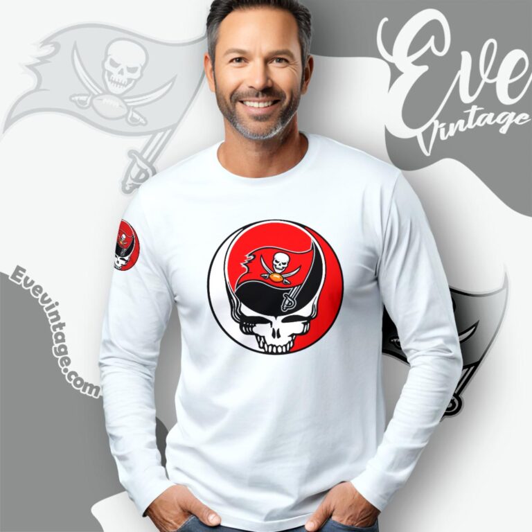 Tampa Bay Buccaneers Steal Your Face Grateful Dead Shirt Long Sleeve Tee Tampa Bay Buccaneers Steal Your Face Grateful Dead Shirt Long Sleeve Tee