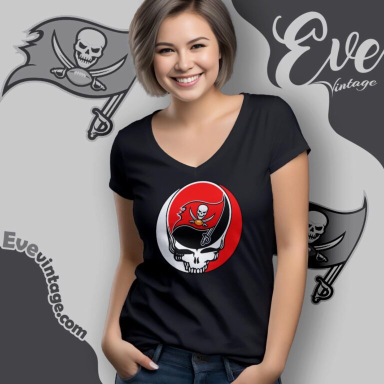 Tampa Bay Buccaneers Steal Your Face Grateful Dead Shirt V Neck TShirt Tampa Bay Buccaneers Steal Your Face Grateful Dead Shirt V Neck TShirt