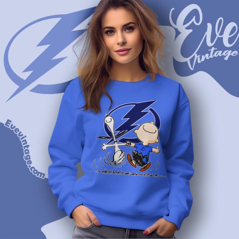 Tampa Bay Lightning Charlie Brown Snoopy Happy Dancing Shirt Sweatshirt Tampa Bay Lightning Charlie Brown Snoopy Happy Dancing Shirt Sweatshirt