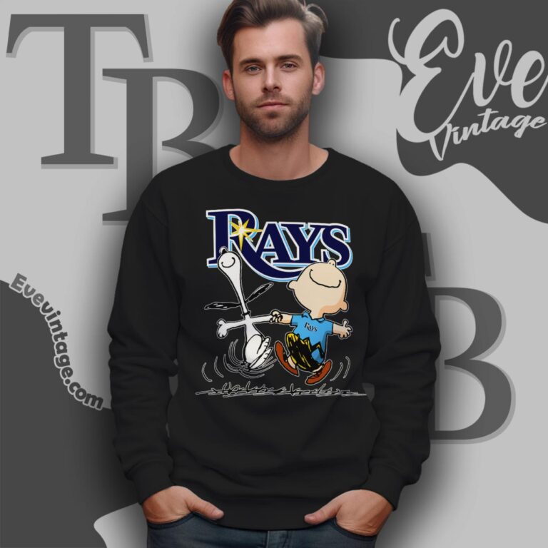 Tampa Bay Rays Charlie Brown Snoopy Happy Dancing Shirt Sweatshirt Tampa Bay Rays Charlie Brown Snoopy Happy Dancing Shirt Sweatshirt
