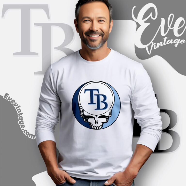 Tampa Bay Rays Steal Your Face Grateful Dead Shirt Long Sleeve Tee Tampa Bay Rays Steal Your Face Grateful Dead Shirt Long Sleeve Tee