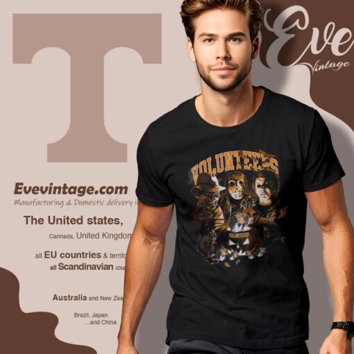 Tennessee Volunteers Halloween Horror Movie Shirt