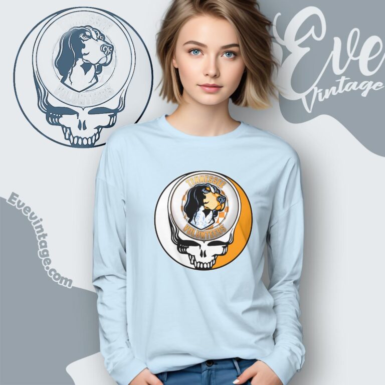 Tennessee Volunteers Steal Your Face Stealie Shirt Long Sleeve Tee Tennessee Volunteers Steal Your Face Stealie Shirt Long Sleeve Tee