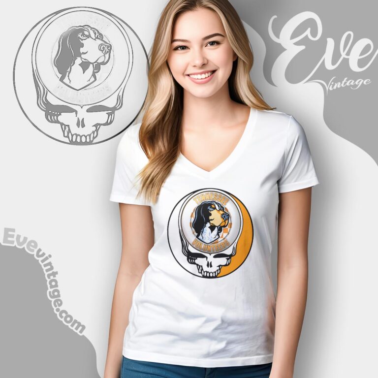 Tennessee Volunteers Steal Your Face Stealie Shirt V Neck TShirt Tennessee Volunteers Steal Your Face Stealie Shirt V Neck TShirt