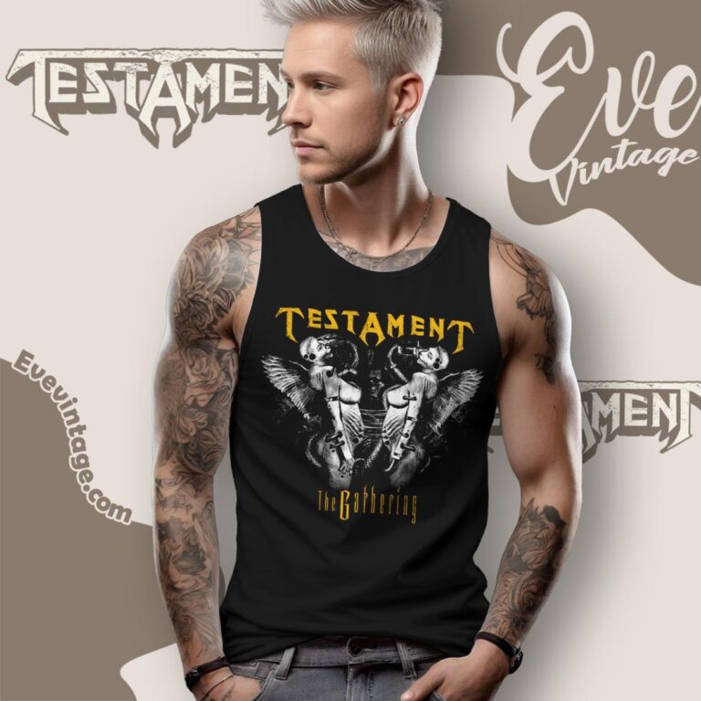 Testament The Gathering Album Shirt Tank Top Racerback Testament The Gathering Album Shirt Tank Top Racerback