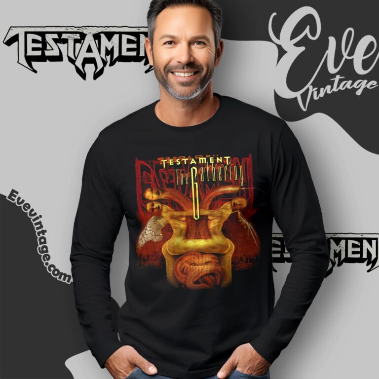 Testament The Gathering Shirt Serpent Embrace Edition Long Sleeve Tee Testament The Gathering Shirt Serpent Embrace Edition Long Sleeve Tee