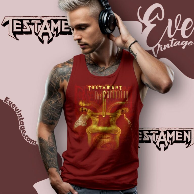 Testament The Gathering Shirt Serpent Embrace Edition Tank Top Racerback Testament The Gathering Shirt Serpent Embrace Edition Tank Top Racerback