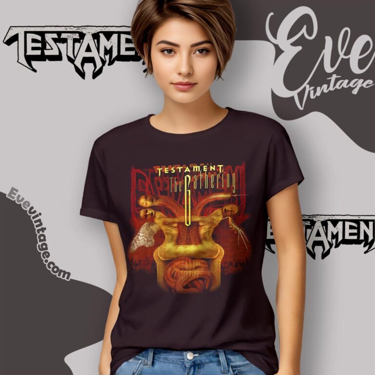 Testament The Gathering Shirt Serpent Embrace Edition Women T shirt Testament The Gathering Shirt Serpent Embrace Edition Women T shirt