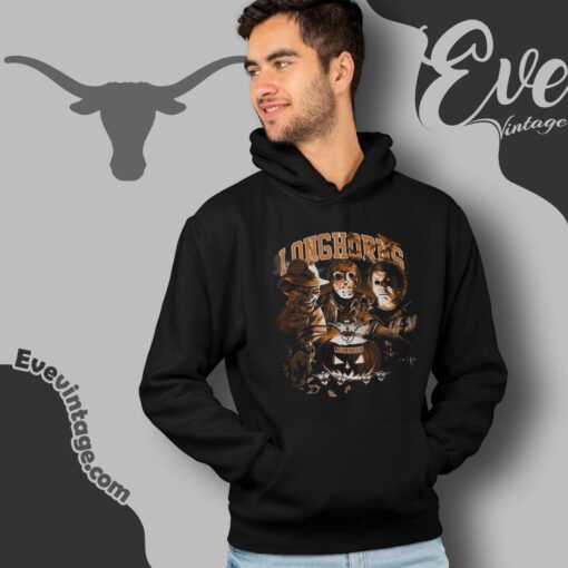 Texas Longhorns Halloween Horror Movie Shirt
