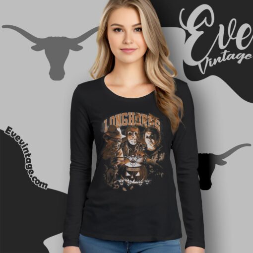 Texas Longhorns Halloween Horror Movie Shirt