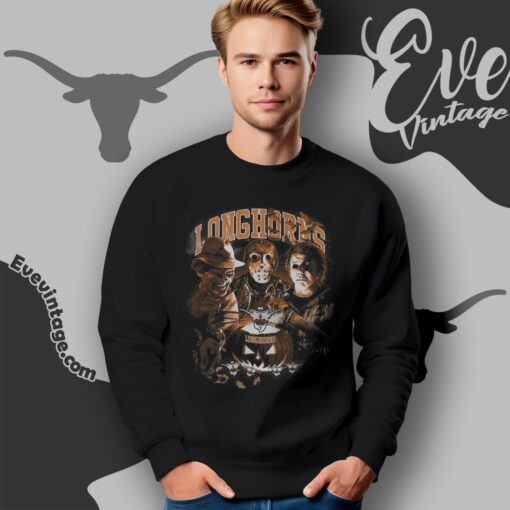 Texas Longhorns Halloween Horror Movie Shirt