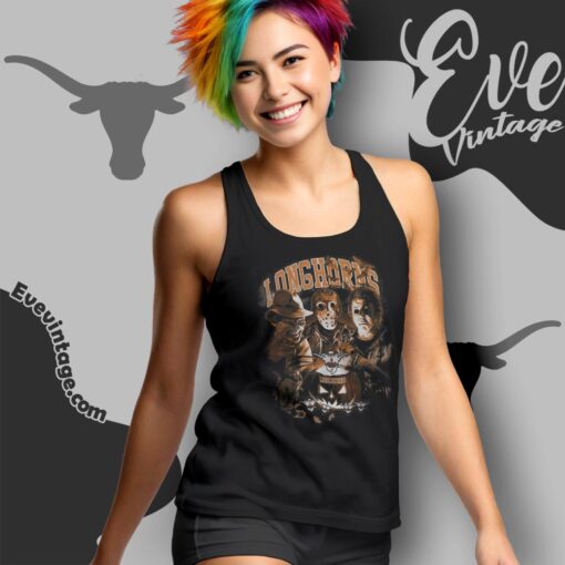 Texas Longhorns Halloween Horror Movie Shirt