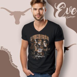Texas Longhorns Halloween Horror Movie Shirt V Neck TShirt