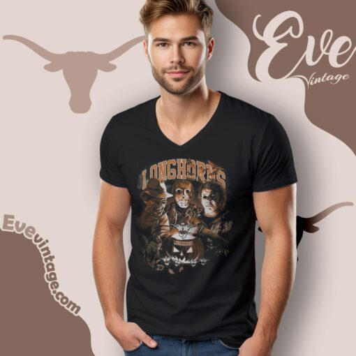 Texas Longhorns Halloween Horror Movie Shirt