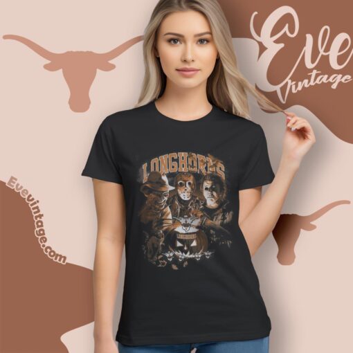 Texas Longhorns Halloween Horror Movie Shirt