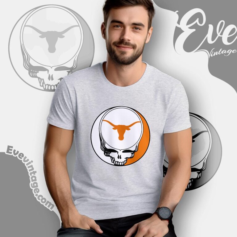 Texas Longhorns Steal Your Face Stealie Shirt T shirt Texas Longhorns Steal Your Face Stealie Shirt T shirt