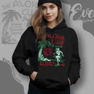 The Aloha Club Shirt Martinez Tiki Bar Hoodie