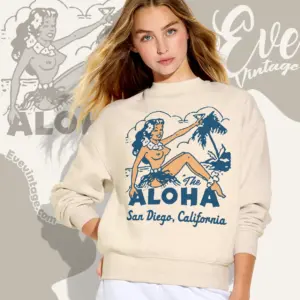 The Aloha Shirt San Diego Tiki Bar Sweatshirt