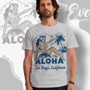 The Aloha Shirt San Diego Tiki Bar T shirt