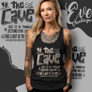 The Cave Bar Shirt North Carolina Dive Bar Tank Top Racerback