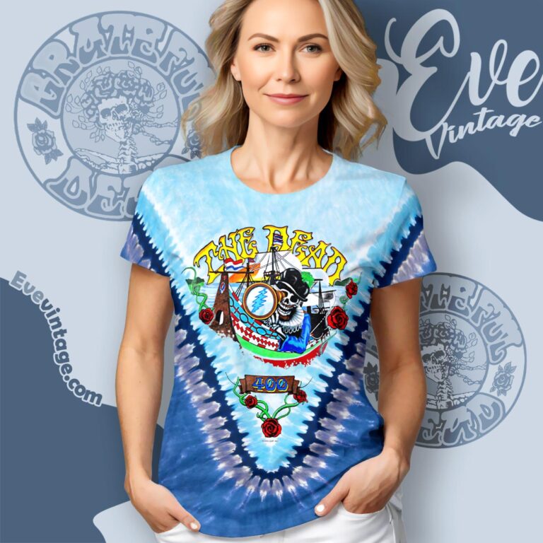 The Dead 2009 World Tour Tie die Women T shirt The Dead 2009 World Tour Tie die Women T shirt