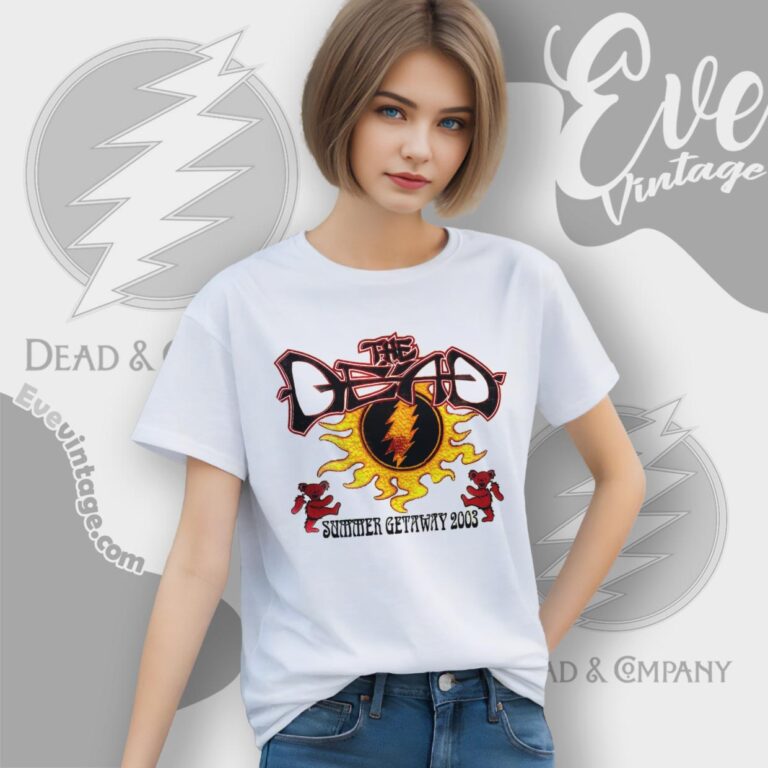 The Dead Summer Getaway 2003 Tour Shirt Women T Shirt The Dead Summer Getaway 2003 Tour Shirt Women T Shirt