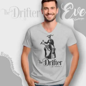 The Drifter Bar Shirt Chicago Dive Bar V Neck TShirt