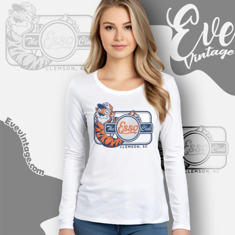 The Esso Club Clemson South Carolina Dive Bar Long Sleeve Tee The Esso Club Clemson South Carolina Dive Bar Long Sleeve Tee